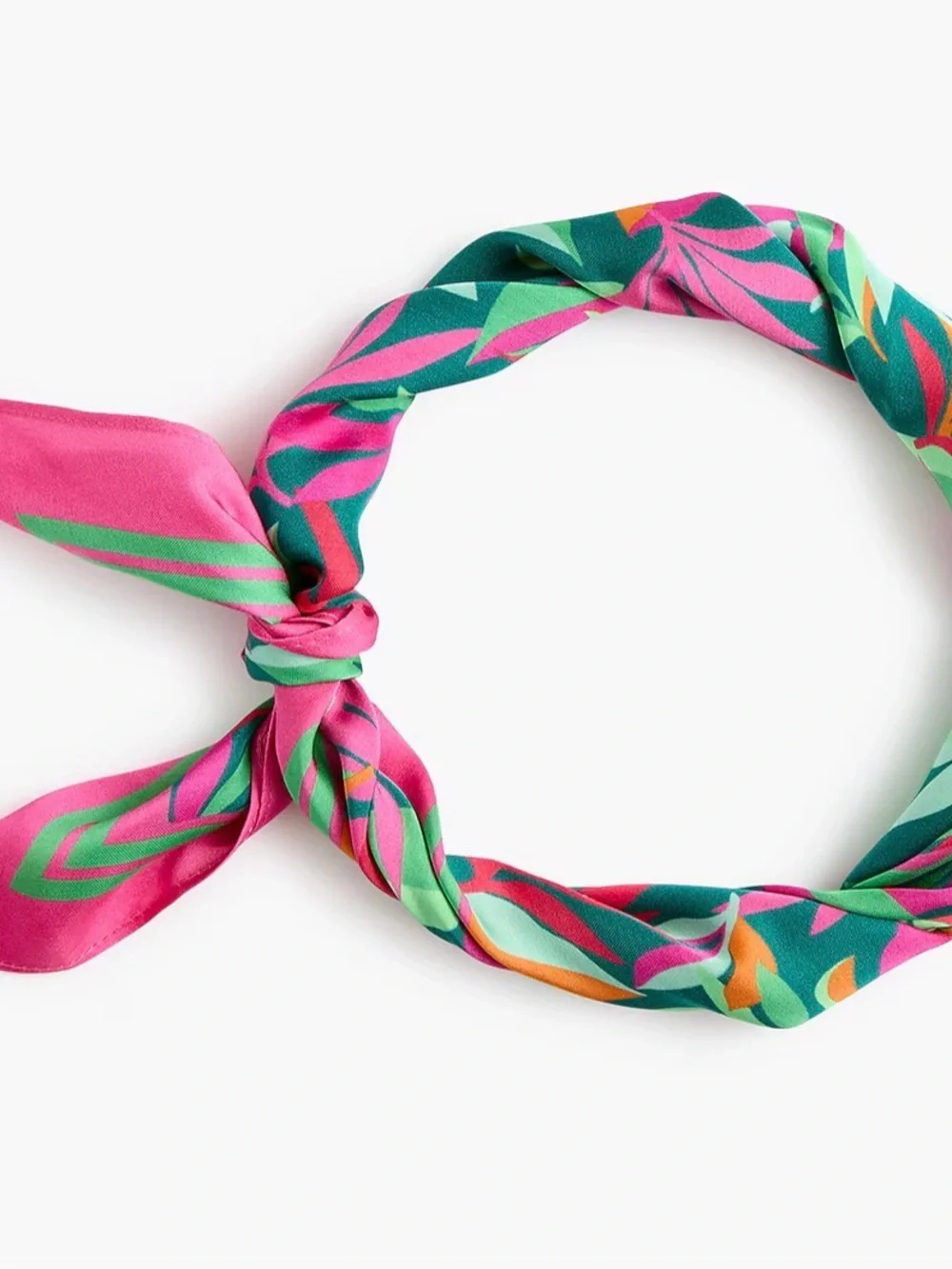 J. Crew Factory Floral Faux Silk Scarf